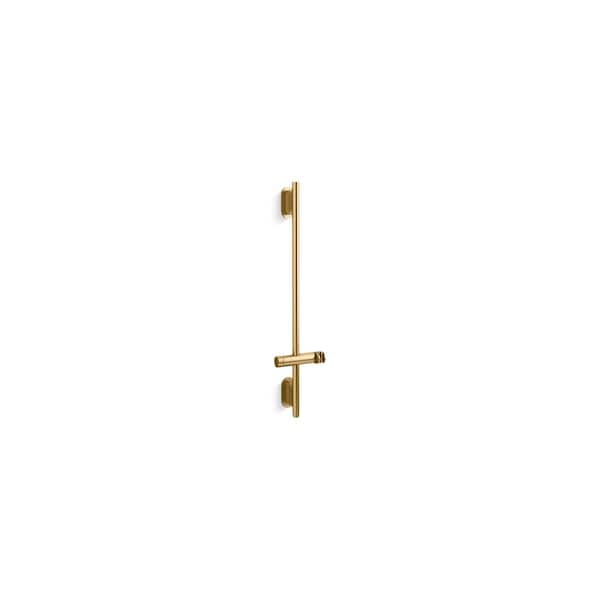 Kohler Statement 80Cm Slidebar W/Supply Vibrant Brushed Moderne Brass 26314-2MB - main